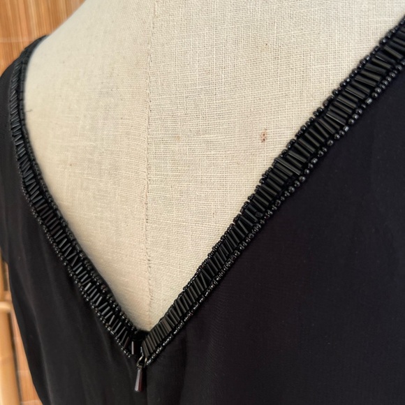 NWT Black and silver sequin romper - Picture 4 of 6